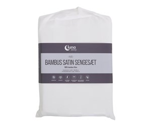 Reklameartikler - Luna Sleep - Bamboo satin bedding - White - Sengetøy - 5740007811722