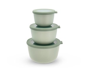 Andre kjøkkenapparater - Mepal - Cirqula High Bowl Set of 3 - Nordic Sage - 28830