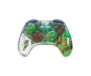 Spill - Tilbehør - PDP REALMz - Pro Minecraft Steve - Forest - Controller - Nintendo Switch - 500-234-STV