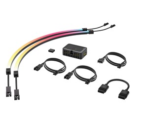 Kabinett-tilbehør - Corsair iCUE LINK LS430 Aurora RGB-lysstrips, 430 mm - CL-9011136-WW