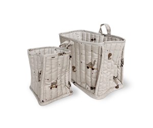 Barnerom - Nuuroo Lumi basket set 2-pack - Music Dino - NU410MD