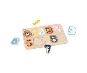 Babyleker - Classic World Wooden Number Puzzle 10 pcs. - 40064