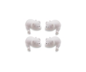 Babyutstyr - Nuuroo Tui silicone corner protector 4-pack - White - NU455W