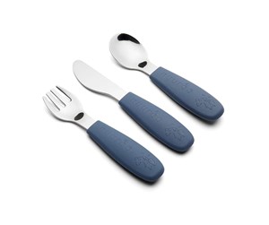 Babyutstyr - Nuuroo Jana cutlery set 3-pack - Bering Sea - NU465BS