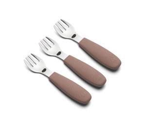 Babyutstyr - Nuuroo Felix forks 3-pack - Chocolate Malt - NU468CM