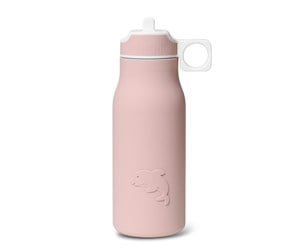 Babyutstyr - Nuuroo Lau silicone drinking bottle 400 ml - Woodrose - NU456WR