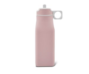 Babyutstyr - Nuuroo Lindi silicone drinking bottle 450 ml - Woodrose - NU457WR