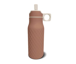 Babyutstyr - Nuuroo Isa silicone drinking bottle 400 ml - Chocolate Malt - NU512CM