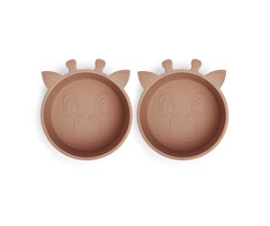 Babyutstyr - Nuuroo Alex deep plate 2-pack - Chocolate Malt - NU476