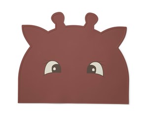 Babyutstyr - Nuuroo Albert silicone placemat  - Mahogany - NU517M