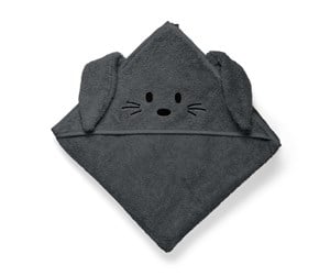 Babyutstyr - Nuuroo Aki hooded junior towel - Asphalt - NU231A