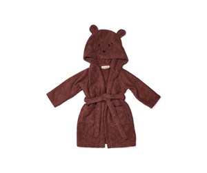 Babyutstyr - Nuuroo Achaia terry bathrobe 5-6 y - Mahogany - NU363M5