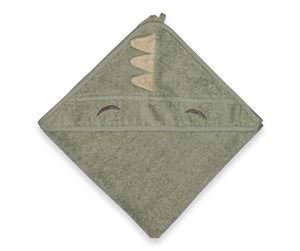 Babyutstyr - Nuuroo Aki hooded baby towel - Light Green Dino - NU552LG