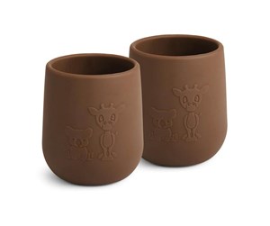 Babyutstyr - Nuuroo Abel silicone cup 2-pack - Acorn - NU112A