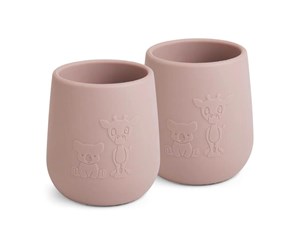 Babyutstyr - Nuuroo Abel silicone cup 2-pack  - Woodrose - NU112WR