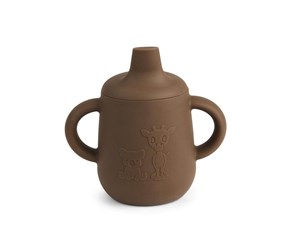 Babyutstyr - Nuuroo Aiko silicone cup with sippy - Acorn - NU115A