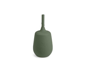 Babyutstyr - Nuuroo Adita silicone cup with straw  - Dusty Green - NU368DG