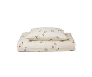 Barnerom - Nuuroo Bera baby bed linen - Creme Circus - NU225CC