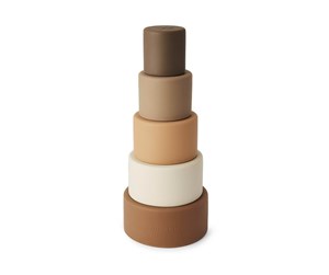 Babyleker - Nuuroo Vanja silicone stable tower - Green / Brown - NU346