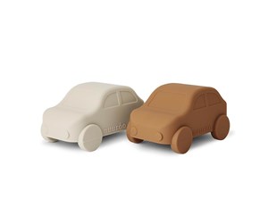 Babyleker - Nuuroo Gry silicone cars 2-pack - Caramel Café Mix - NU389CC