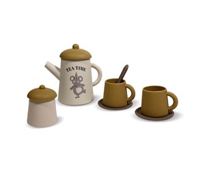 Babyutstyr - Nuuroo Sia silicone tea set- Cream Mix - NU469