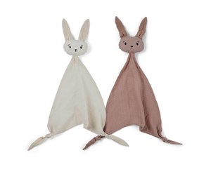 Babyutstyr - Nuuroo Ado cuddle cloth 2-pack - Creme Rose - NU252CR