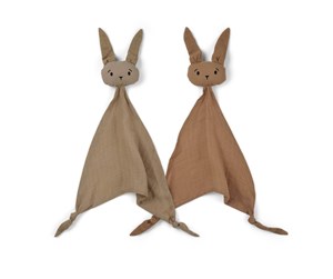 Babyutstyr - Nuuroo Ado cuddle cloth 2-pack - Light Brown / Sand - NU252LS