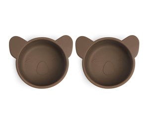 Babyutstyr - Nuuroo Rosa silicone snack box 2-pack - Acorn - NU136A