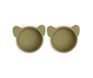 Babyutstyr - Nuuroo Rosa silicone snackbox 2-pack - Olive Green - NU432OG