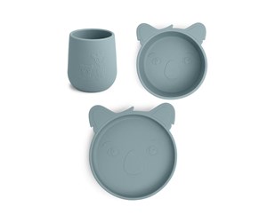 Babyutstyr - Nuuroo Judi silicone dinner set 3-pack  - Lead - NU122L