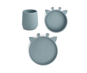 Babyutstyr - Nuuroo Judi silicone dinner set 3-pack - Lead - NU124L