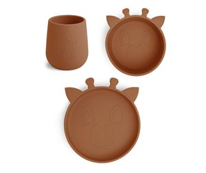 Babyutstyr - Nuuroo Judi silicone tableware 3-pack - Caramel Café - NU378CC