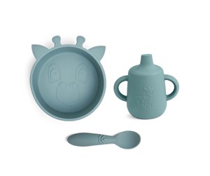 Babyutstyr - Nuuroo Elias silicone tableware 3-pack - Lead - NU445L