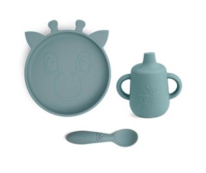 Babyutstyr - Nuuroo Elke silicone tableware 3-pack - Lead - NU446L