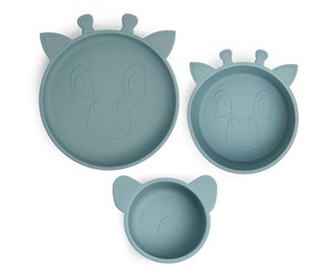 Babyutstyr - Nuuroo Benni silicone tableware 3-pack - Lead - NU448L