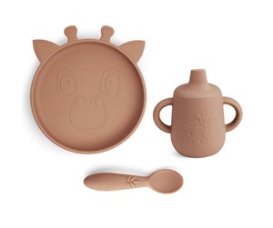 Babyutstyr - Nuuroo Elke silicone tableware 3-pack  - Chocolate Malt - NU488