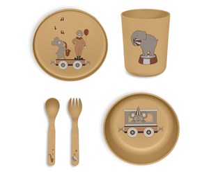 Babyutstyr - Nuuroo Marius dinner set 5-pack - Iced Coffee - NU578IC