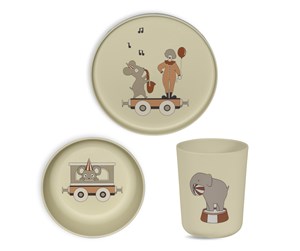 Babyutstyr - Nuuroo Milas dinner set 3-pack - Cream - NU579C