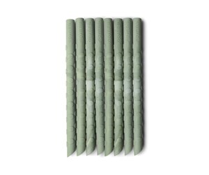 Babyutstyr - Nuuroo Ada silicone straw 8-pack  - Green Mix - NU286GM