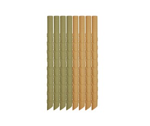 Babyutstyr - Nuuroo Ada silicone straw 8-pack - Olive Green / Dusty Yellow - NU425