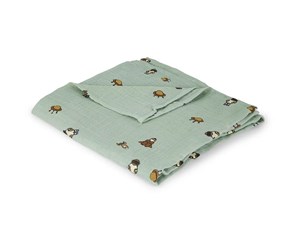 Babyutstyr - Nuuroo Barri muslin swaddle  - Light Green Space - NU254LG