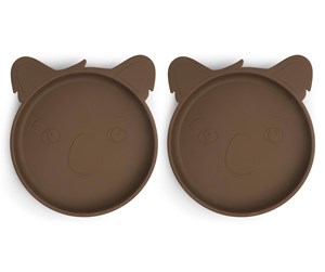 Babyutstyr - Nuuroo Akila silicone plate 2-pack -  Acorn - NU118A