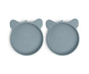 Babyutstyr - Nuuroo Akila silicone plate 2-pack -  Lead - NU118L