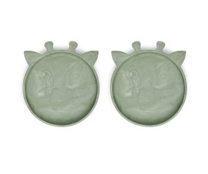 Babyutstyr - Nuuroo Akila silicone plate 2-pack - Light Green Mix - NU287