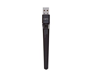 Nettverksadapter - Nedis AC600 Wireless Network Dongle + Antenna - network adapter - USB 2.0 - WSNWA600BK