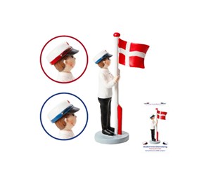 Dekorasjon - Det Gamle Apotek DGA - Student with Flag 12 cm - Boy (9914067) - 9914067