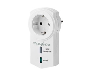 Smarthus - Nedis - smart plug - white - RFPM120FWT