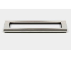 Dreneringsprodukter - Unidrain HighLine frame for freestanding drain unit 300/12 mm Brushed steel - 3910.0312