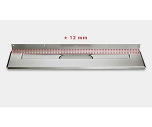 Dreneringsprodukter - Unidrain Drain unit 1004 1200 mm Back flange - Extra deep + 12 mm - 1004.1203