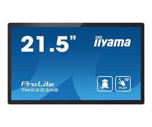 Stasjonær - All-In-One - iiyama ProLite TW2223AS-B2 - touch panel PC RK3399 1.8 GHz - 4 GB - SSD 32 GB - LED 21.5" - TW2223AS-B2